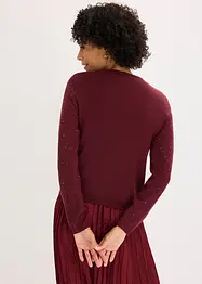 Cardigan con pietruzze scintillanti, bonprix