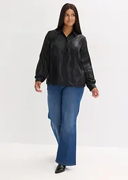 Camicetta in satin lucido, bonprix