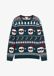 Maglione norvegese con cotone riciclato, bonprix