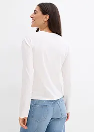 Maglia a maniche lunghe in misto cotone biologico, bonprix