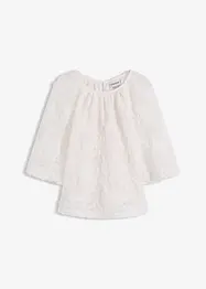 Blusa con motivo floreale operato, bonprix