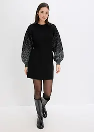 Abito in maglia con effetto glitterato, bonprix
