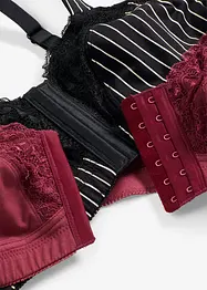 Reggiseno senza ferretto con chiusura anteriore (pacco da 2), bonprix