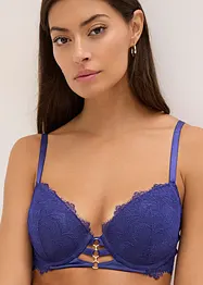 Reggiseno con coppe preformate e dettagli gioiello, bonprix