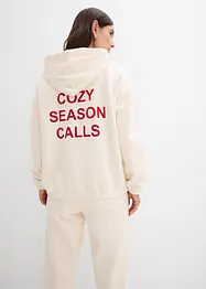 Felpa oversize in puro cotone, bonprix