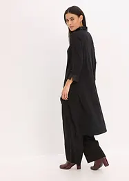 Blusa di jersey con inserti di satin, bonprix