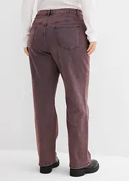 Pantaloni in twill con effetto slavato, bonprix