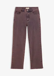 Pantaloni in twill con effetto slavato, bonprix