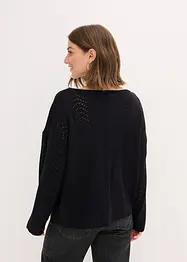 Maglione traforato, bonprix