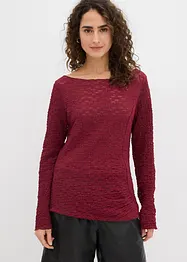 Maglia in pizzo a maniche lunghe, bonprix