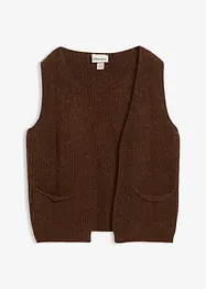 Gilet in filato grosso con lana d'alpaca, bonprix