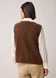 Gilet in filato grosso con lana d'alpaca, bonprix