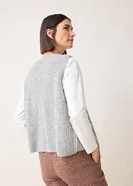 Gilet in filato grosso con lana d'alpaca, bonprix