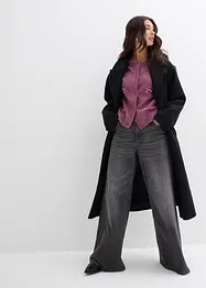 Cardigan in filato fine con fiocchetti, bonprix