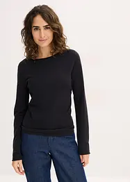 Maglione in filato fine di misto viscosa fluente, bonprix