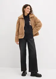 Camicia oversize con tasca a contrasto, bonprix