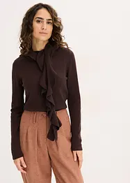 Maglione in filato fine di misto viscosa fluente, bonprix