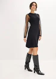 Abito in maglia di misto viscosa fluente, bonprix