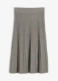 Gonna di maglia con lana merino, bonprix