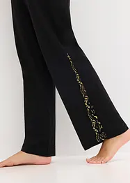 Pigiama con delicato pizzo glitterato, bonprix