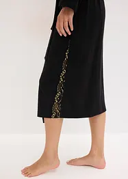 Vestaglia a kimono con delicato pizzo glitterato, bonprix