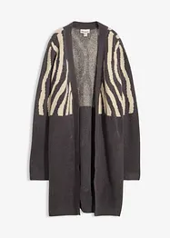 Maxi cardigan zebrato, bonprix
