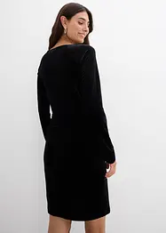 Abito prémaman / da allattamento 2 in 1 in velluto morbido, bonprix