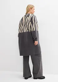 Maxi cardigan zebrato, bonprix