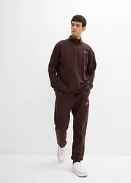 Tuta sportiva in puro cotone (set 2 pezzi), loose fit, bonprix
