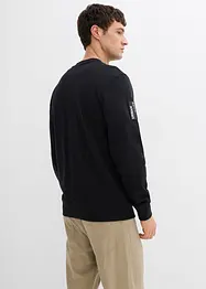 Felpa in cotone biologico con tasca al petto, bonprix