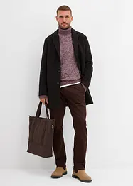 Maglione a collo alto con cotone, bonprix