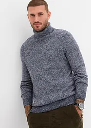 Maglione a collo alto con cotone, bonprix