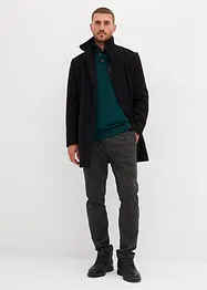 Maglione con bottoni in misto cotone, bonprix