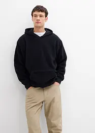 Felpa in pile teddy con fodera in cotone, loose fit, bonprix