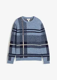 Maglione con motivo a quadri, bonprix