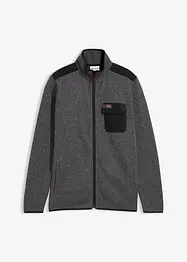 Giacca di pile lavorato a maglia, bonprix