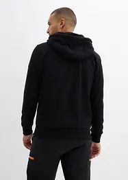 Felpa con zip, cappuccio e fodera teddy, bonprix