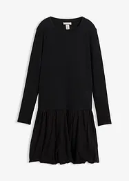 Abito in maglina con gonna a palloncino, bonprix