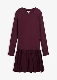 Abito in maglina con gonna a palloncino, bonprix