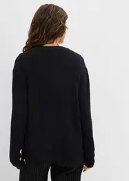 Cardigan girocollo in filato fine, bonprix