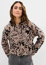 Felpa con cappuccio in puro cotone, bonprix