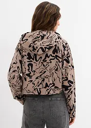 Felpa con cappuccio in puro cotone, bonprix