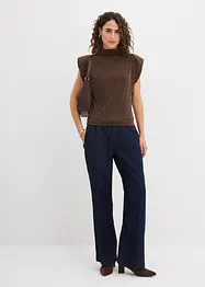 Top con strass, bonprix