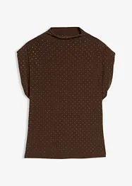 Top con strass, bonprix