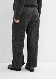 Jeans wide leg, vita media, bonprix