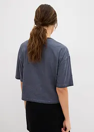 T-shirt in puro cotone con strass, bonprix