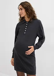 Abito prémaman / da allattamento in cotone biologico a maglia fine, bonprix