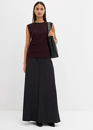 Top in crêpe con fibbia decorativa, bonprix