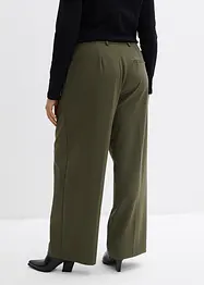 Pantaloni con pinces in misto viscosa, bonprix