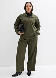 Pantaloni con pinces in misto viscosa, bonprix